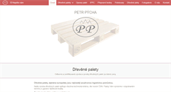 Desktop Screenshot of palety-pycha.cz